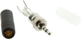 35HDLBN, CONNECTOR, 3.5MM STEREO PLUG R 73R7402