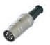 NYS323, Circular DIN Connectors MALE 7-PIN CABLE REAN