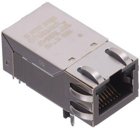 JK0-0187NL, Modular Connectors / Ethernet Connectors 1000Base-T NonPoE 1-Port RJ45 THT