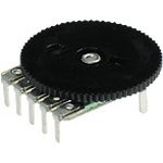 R1001G22B1, 100KOHM, переменный резистор, сдвоенный 2х 100кОм, d14мм х 1.00мм