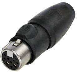 NC10FX-TOP, XLR Connectors Cable end TOP series 10 pin FM - N/G