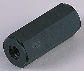 HTSN-M4-30-8-1, Standoffs &amp; Spacers Standoff,Thrd Fem/Fem,Blk,30MM Spc, Standoff,Thrd Fem/Fem,Black,