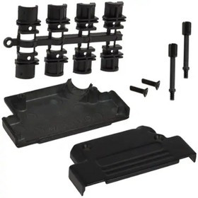 971-037-040R011, D-Sub Backshells 37P 45 DEGRE DIECAST BLACK CHROMATE 971-037-040R011, D-Sub Backshells 37P 45 DEGRE DIECAST BLACK CHROMATE