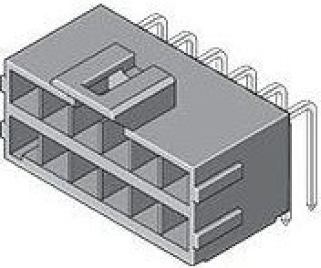 172316-2110, Headers &amp; Wire Housings ULTRAFIT 3.5MM 10CKT HDR R/A D/R NAT TIN