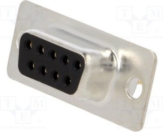MHDD9-F-T-B-M, Разъем D-Sub; PIN: 9; гнездо; "мама"; на PCB; прямой; THT; UNC4-40 MHDD9-F-T-B-M, Разъем D-Sub; PIN: 9; гнездо; "мама"; на PCB; прямой; THT; UNC4-40