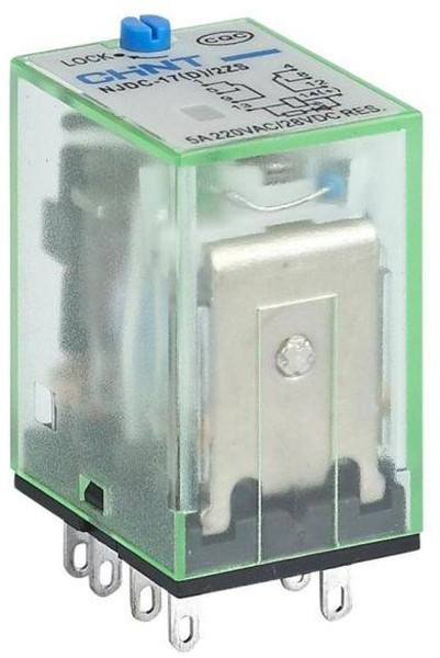 CHINT Промежуточное реле с кнопкой тестирования NJDC-17(D)/3ZS 3 конт. с инд. LED 5А AC220В