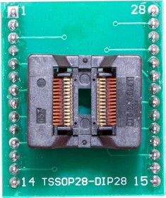 Адаптер DIP28-TSSOP28 ZIF для программатора