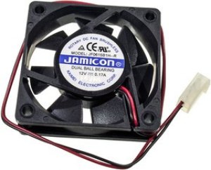 JF0615B1H-C-R, (60*60*15 12V разъем 2pin), Вентилятор 12В 60х60х15мм, B 4500об/мин., 26.1м3/час, 30.5дБ, подшипник качения