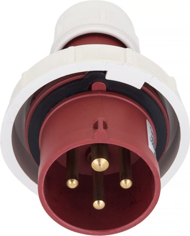 Переносная вилка 0242 3Р+РЕ 32А 380В IP67 PROxima ps-0242-32-380