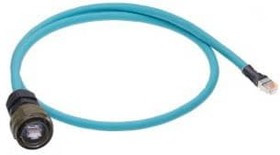 C-RJFTV5E17021N, Modular Connectors / Ethernet Connectors CAT5E SZ 17 SQUARE FLANGE