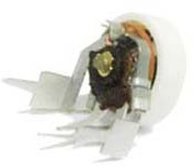 Резистор переменный, поворотный 33кОм, линейность А, ширина 14мм, вал и размеры 14x5, СП3-3бм