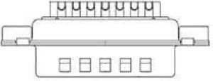 173109-0099, D-Sub Standard Connectors FCT DSUB SDR PLG 09 PN W/CLINCH
