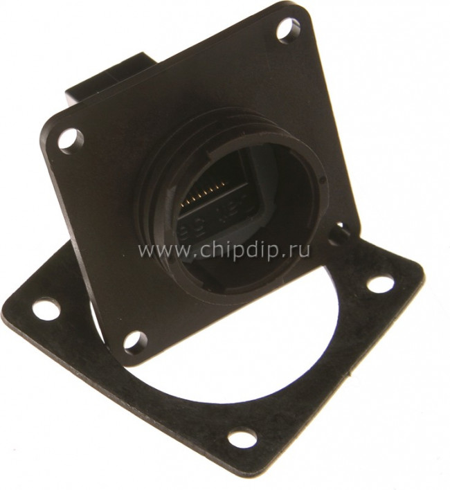 1776186-1, Modular Connectors / Ethernet Connectors RECEPTACLE KIT PASS-THROUGH