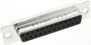 119998-2837, ZD* 25 Way Panel Mount D-sub Connector Socket, 2.77mm Pitch 119998-2837, ZD* 25 Way Panel Mount D-sub Connector Socket, 2.77mm Pitch
