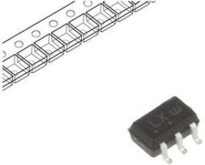 NL17SZ17DFT2G, IC: digital; buffer,non-inverting; Ch: 1; SMD; SC88A; 1.65?5.5VDC