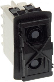 KR47CAKKKG, Illuminated DPDT, (On)-Off-(On) Rocker Switch Panel Mount