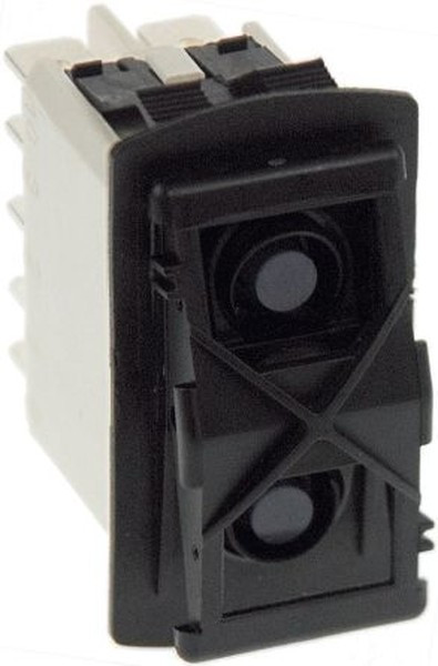 KR47CAKKKG, Illuminated DPDT, (On)-Off-(On) Rocker Switch Panel Mount