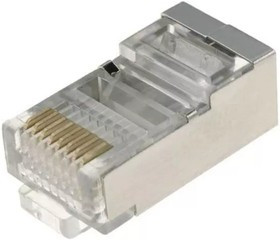 Джек ЭРА RJ-45 8P8C CAT 5e экранированный упаковка 100 шт. Б0048301