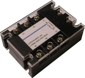 Реле твердотельное ARC-3SSR-25DA (3-фазн., 25А, упр:=5...32В, Uнагр.~90... 480В), Арт: K66902