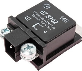 67.3702, Реле регулятор напряжения ЗИЛ-131,УАЗ генератора 3842.3701-10,3872.3701 ЭНЕРГОМАШ