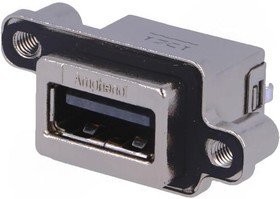 MUSBRA511R0, Conn USB 2.0 Type A RCP 4 POS 2mm/2.5mm Solder ST Thru-Hole 4 Terminal 1 Port Automotive Box