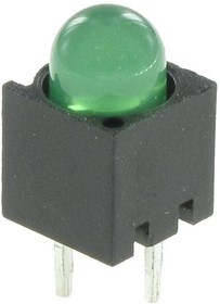 550-0204F, Green PCB LED Indicator, Through Hole 2.1 V