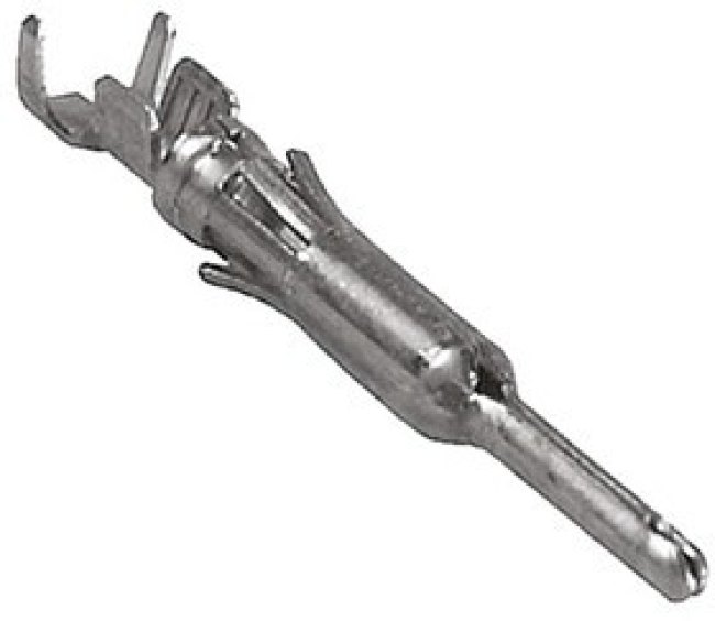 66591-1, Male Crimp Circular Connector Contact, Contact Size 16, Wire Size 22 18 AWG