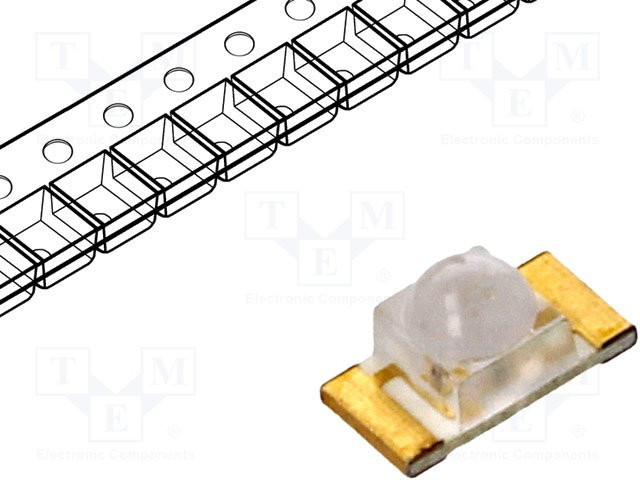 OSO5120641E, LED; SMD; 1206; orange; 300?400mcd; 3.2x1.6x1.8mm; 35°; 1.8?2.4V OSO5120641E, LED; SMD; 1206; orange; 300?400mcd; 3.2x1.6x1.8mm; 35°; 1.8?2.4V