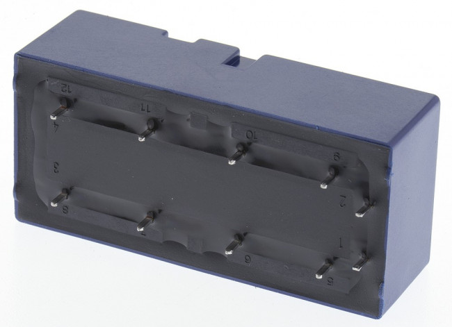 SF2D24, PCB Mount Force Guided Relay, 24V dc Coil Voltage, 2 Pole, DPDT