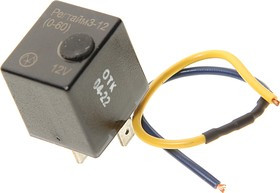 РЕГТАЙМ3-12-(0-60), Реле времени 12V 0-60сек. 25А ЭНЕРГОМАШ