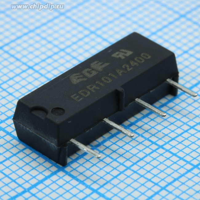 EDR101A2400, Реле герконовое 24V / 1A,100V