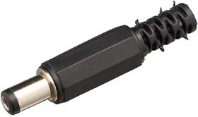 KLS1-DCP-02-2.1A (NP-117B), Разъем питания 2,1х5,5х9мм на кабель с амортизатором