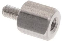 4530T-440-SS, Standoffs &amp; Spacers 1/4 HEX M/F STDOFF 9/32" 4-40 SS