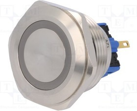 V30-21E-12B-S, Переключатель: антивандальный, Пол: 2, SPDT, 3A/220ВAC, 5A/24ВDC