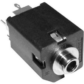 ACJS-NV35-3, Телефонный аудио разъем, 3.5mm, 3 контакт(-ов), Гнездо, Монтаж в Панель