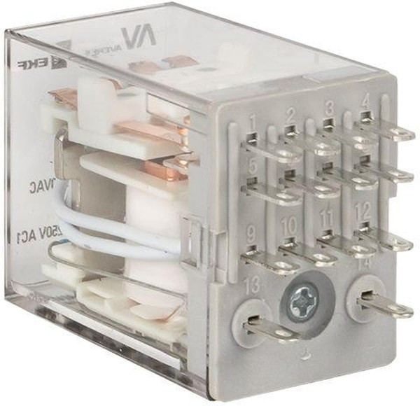 Реле промежуточное RPA 22/4 5А 230В AC AVERES EKF rpa-22-4-230AC