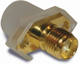 132167, RF Connectors / Coaxial Connectors PNL MNT JCK-2 HOLE/HORZ TAB