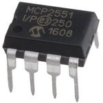 MCP2551-I/P, CAN приемопередатчик, быстрый [DIP-8]