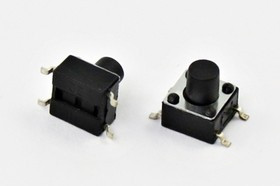 Тактовая кнопка, 6.0x 6.0x 7.0, алгоритм работы NO, TD-06XG