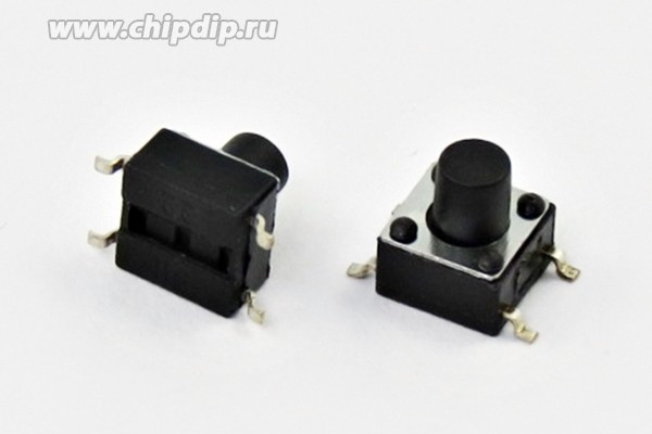 Тактовая кнопка, 6.0x 6.0x 7.0, алгоритм работы NO, TD-06XG