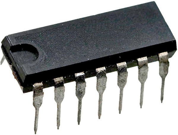 К555ТМ2 (90-97г), Два триггера D-типа(SN74LS74N)