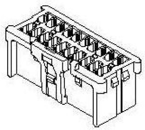 51353-4000, Headers &amp; Wire Housings 40 Ckt Housing