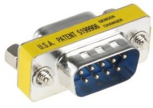 828274, D-Sub Adapter, Silver, D-Sub 9-Pin Socket / D-Sub 9-Pin Plug 828274, D-Sub Adapter, Silver, D-Sub 9-Pin Socket / D-Sub 9-Pin Plug