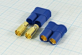 Гнездо силового питания EC8 на два контакта; №12912 гн пит EC\ 2C\\каб\\EC8-F\