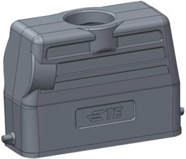 T1329160125-000, Разъем для тяжелых условий, M25, Hood, Top Entry, Корпус из Сплава Алюминия, 16A