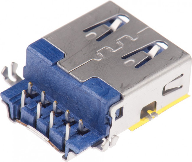 692121330100, Разъем USB, Обратный, USB Типа A, USB 3.0, Гнездо, 9 вывод(-ов), Монтаж в Сквозное Отверстие 692121330100, Разъем USB, Обратный, USB Типа A, USB 3.0, Гнездо, 9 вывод(-ов), Монтаж в Сквозное Отверстие