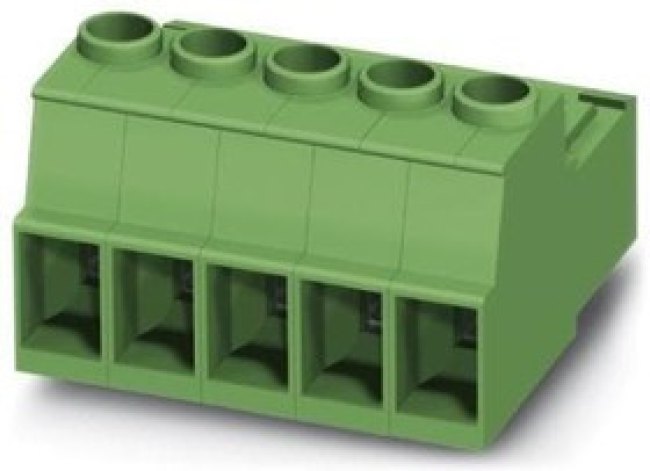 1709076, Pluggable Terminal Blocks 5 Pos 7.62mm Invert Plug 24-10AWG Screw