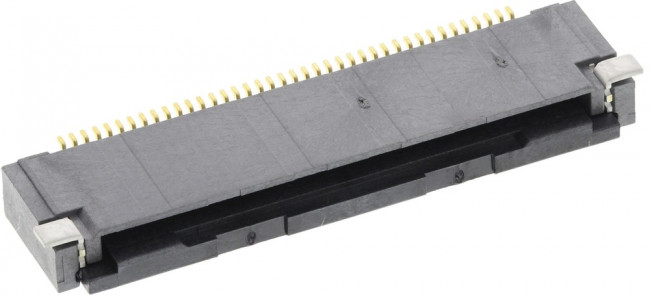 FH28E-40S-0.5SH(05), FH28 0.5mm Pitch 40 Way Right Angle Female FPC Connector, ZIF Bottom Contact FH28E-40S-0.5SH(05), FH28 0.5mm Pitch 40 Way Right Angle Female FPC Connector, ZIF Bottom Contact