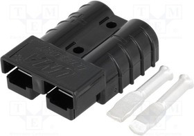 1130-0201-05, Вилка, провод-провод, "папа" / "мама", PIN 2, на провод, обжим