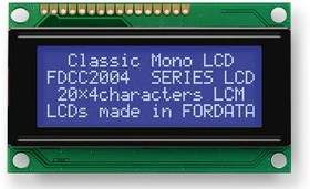 FC2004C03-NSWBBW-91*E, DISPLAY, ALPHANUMERIC, 20X4, WHITE